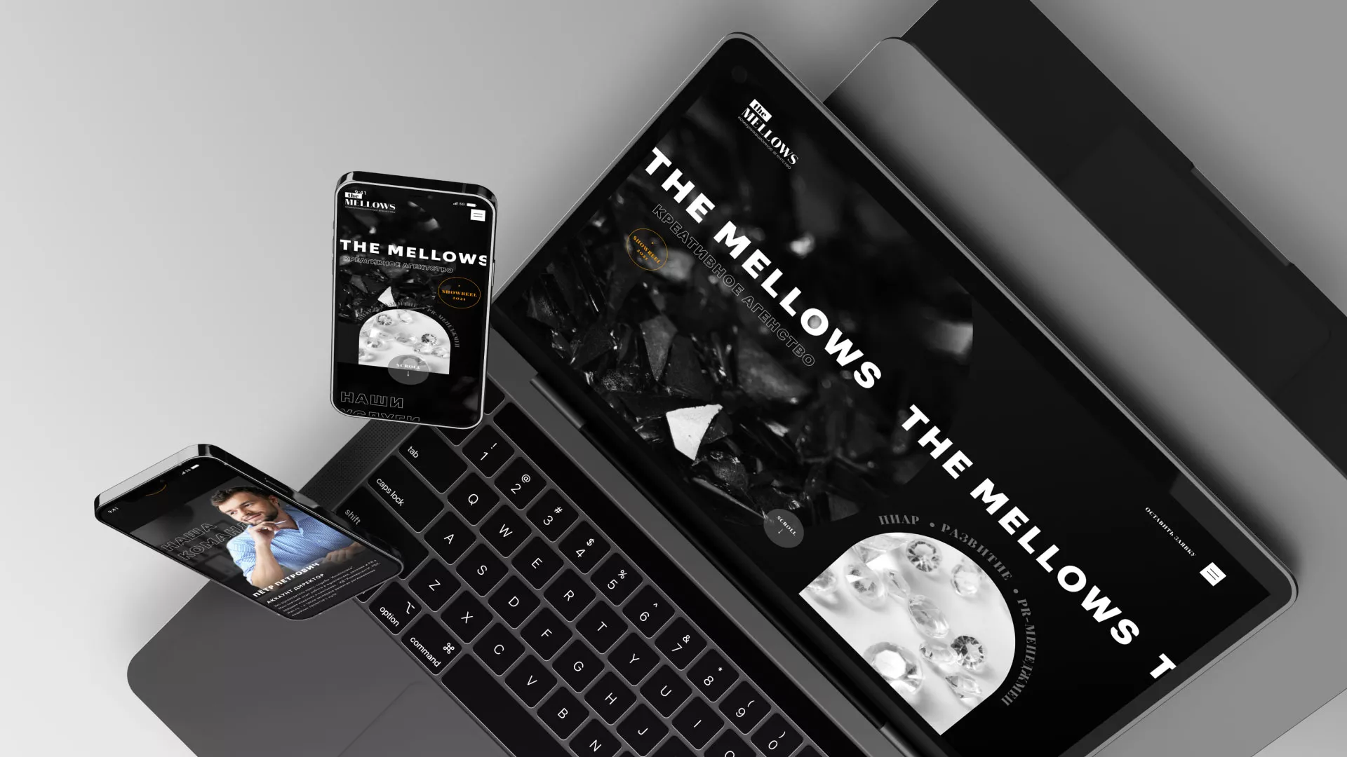 Разработка сайта креативного агентства «The Mellows» в Тынде